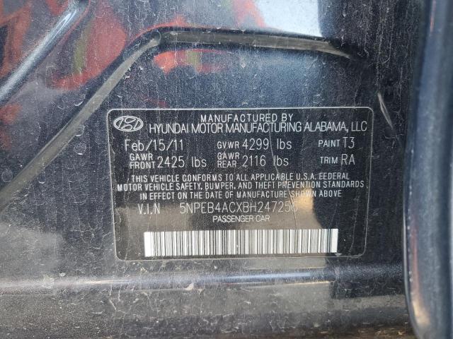 Photo 11 VIN: 5NPEB4ACXBH247256 - HYUNDAI SONATA 