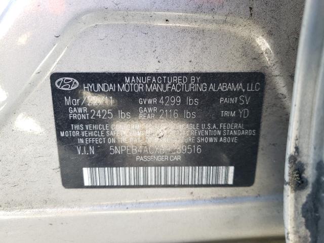 Photo 9 VIN: 5NPEB4ACXBH269516 - HYUNDAI SONATA GLS 