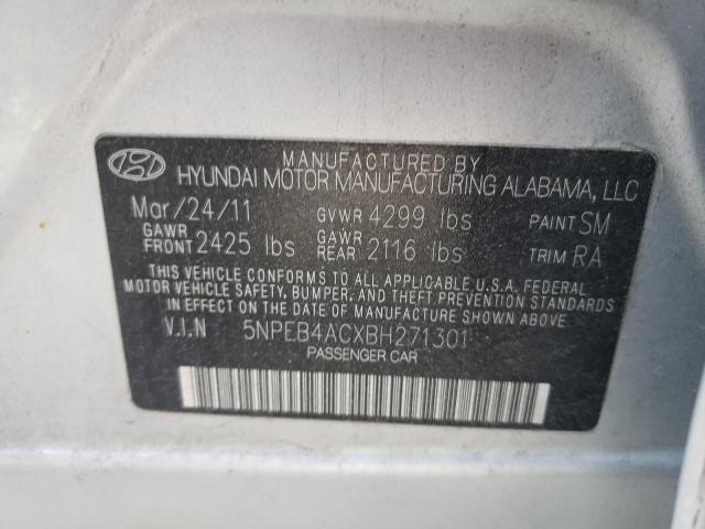 Photo 11 VIN: 5NPEB4ACXBH271301 - HYUNDAI SONATA GLS 