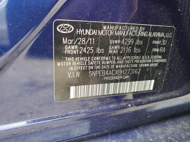 Photo 11 VIN: 5NPEB4ACXBH273162 - HYUNDAI SONATA GLS 