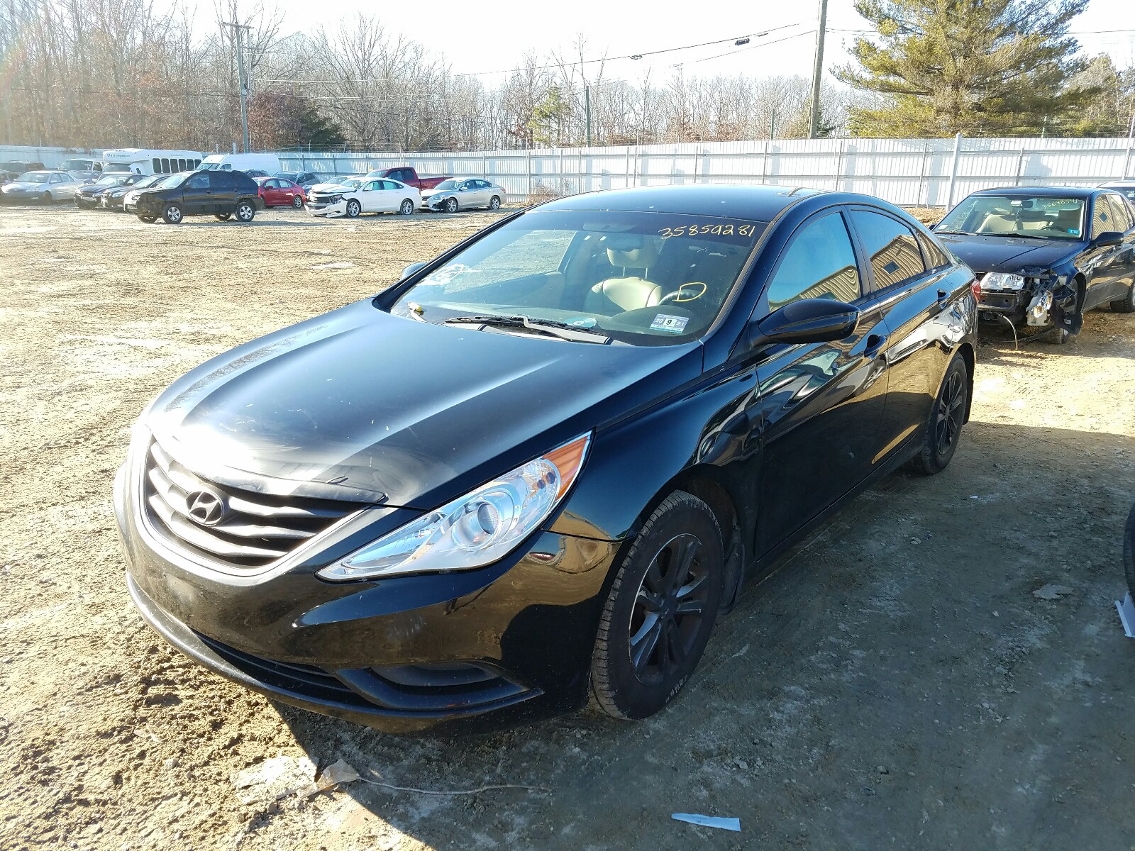 Photo 1 VIN: 5NPEB4ACXCH312091 - HYUNDAI SONATA GLS 