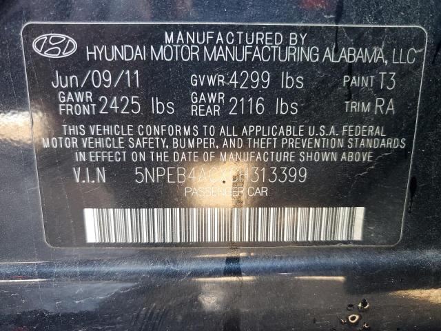 Photo 11 VIN: 5NPEB4ACXCH313399 - HYUNDAI SONATA GLS 