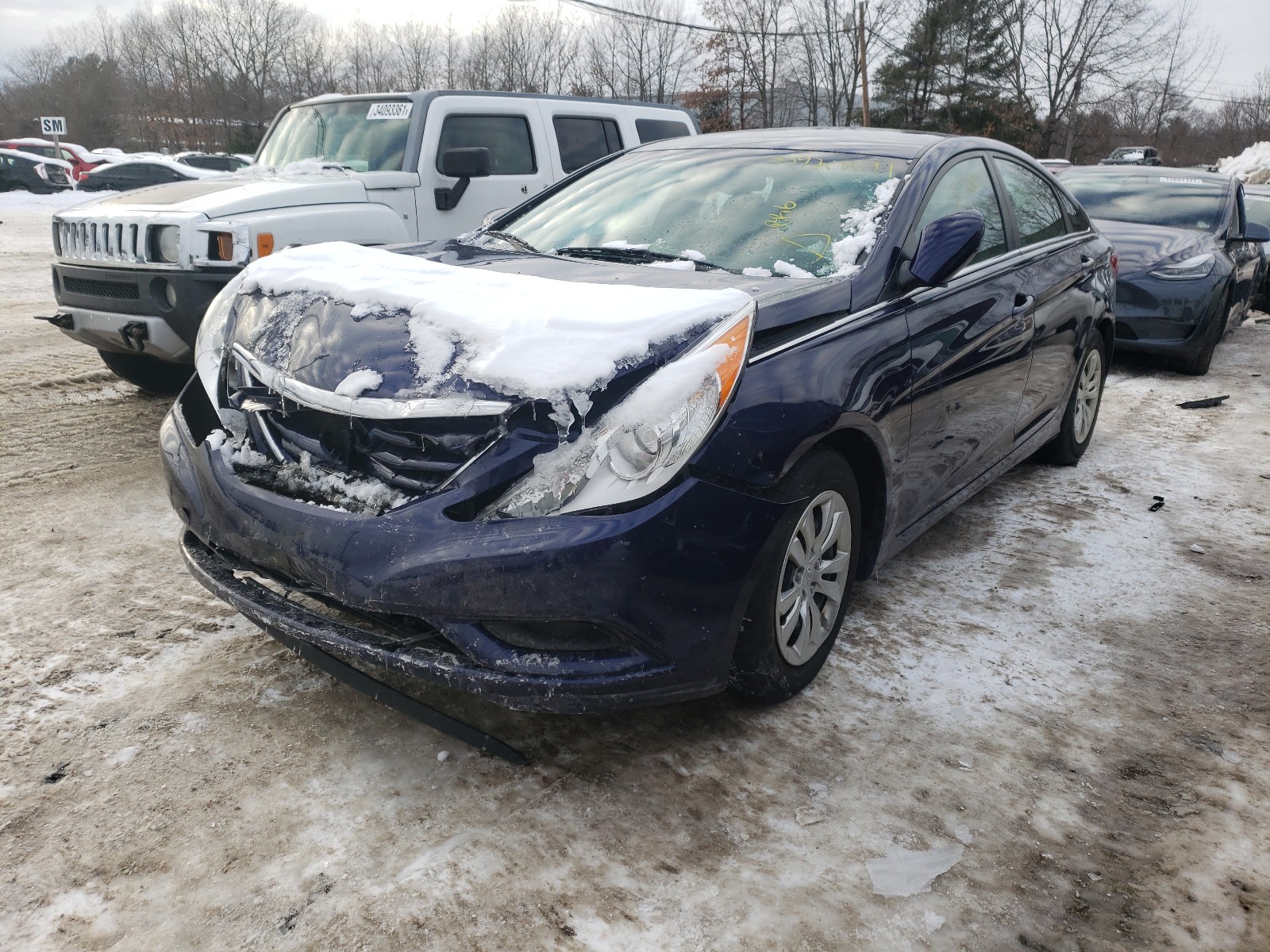 Photo 1 VIN: 5NPEB4ACXCH332194 - HYUNDAI SONATA GLS 