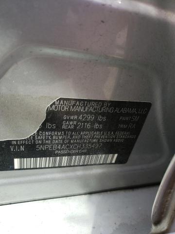 Photo 9 VIN: 5NPEB4ACXCH335497 - HYUNDAI SONATA GLS 