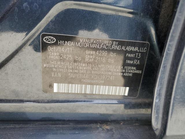 Photo 11 VIN: 5NPEB4ACXCH397241 - HYUNDAI SONATA GLS 