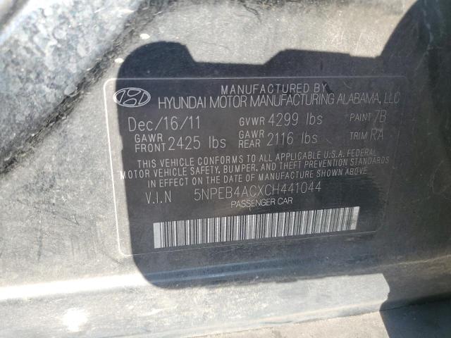 Photo 11 VIN: 5NPEB4ACXCH441044 - HYUNDAI SONATA GLS 