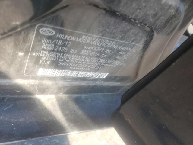 Photo 9 VIN: 5NPEB4ACXCH455655 - HYUNDAI SONATA GLS 