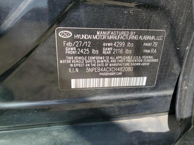 Photo 11 VIN: 5NPEB4ACXCH482080 - HYUNDAI SONATA 