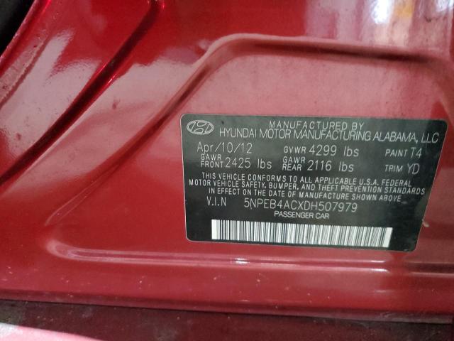 Photo 11 VIN: 5NPEB4ACXDH507979 - HYUNDAI SONATA 