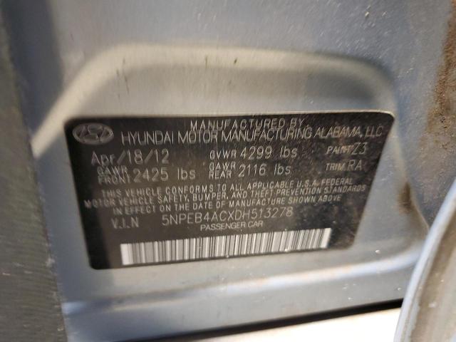 Photo 11 VIN: 5NPEB4ACXDH513278 - HYUNDAI SONATA GLS 