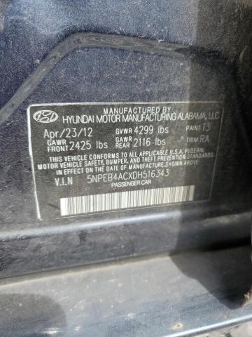 Photo 11 VIN: 5NPEB4ACXDH516343 - HYUNDAI SONATA GLS 