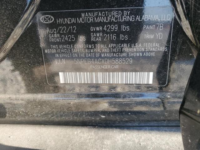 Photo 11 VIN: 5NPEB4ACXDH588529 - HYUNDAI SONATA GLS 