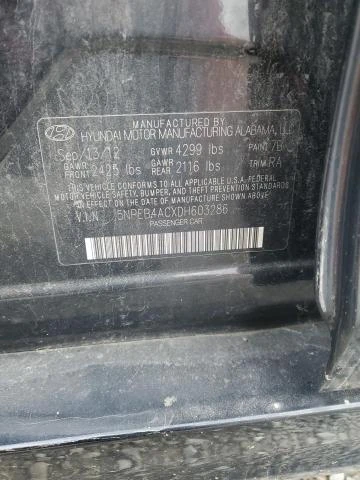 Photo 11 VIN: 5NPEB4ACXDH603286 - HYUNDAI SONATA GLS 