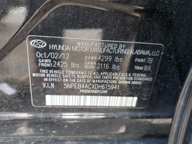 Photo 11 VIN: 5NPEB4ACXDH615941 - HYUNDAI SONATA GLS 