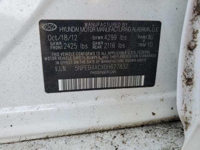 Photo 11 VIN: 5NPEB4ACXDH627832 - HYUNDAI SONATA GLS 