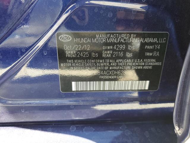 Photo 9 VIN: 5NPEB4ACXDH629757 - HYUNDAI SONATA GLS 