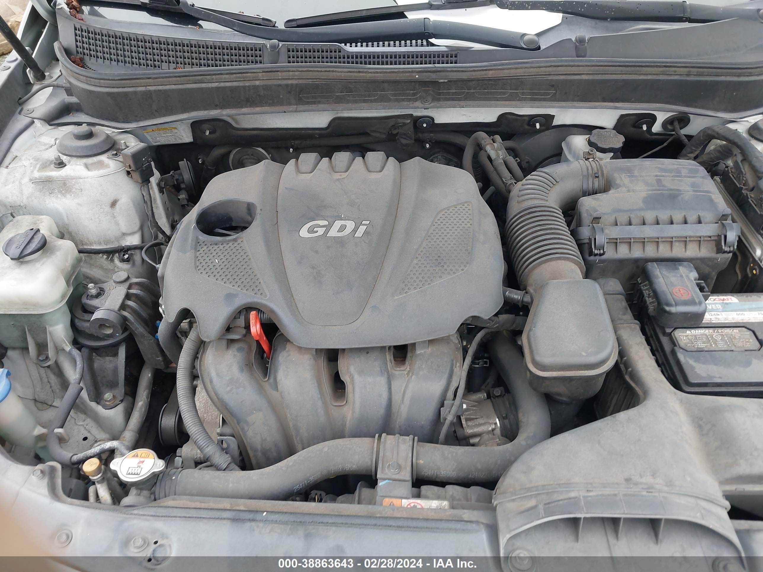 Photo 9 VIN: 5NPEB4ACXDH671166 - HYUNDAI SONATA 