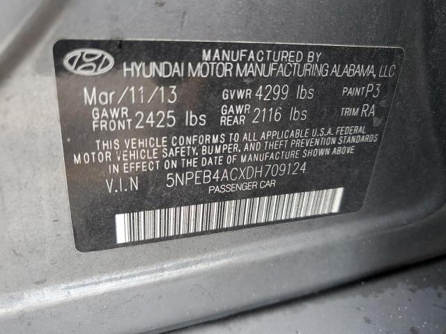 Photo 11 VIN: 5NPEB4ACXDH709124 - HYUNDAI SONATA GLS 