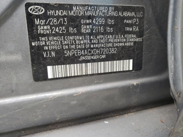 Photo 12 VIN: 5NPEB4ACXDH720382 - HYUNDAI SONATA GLS 