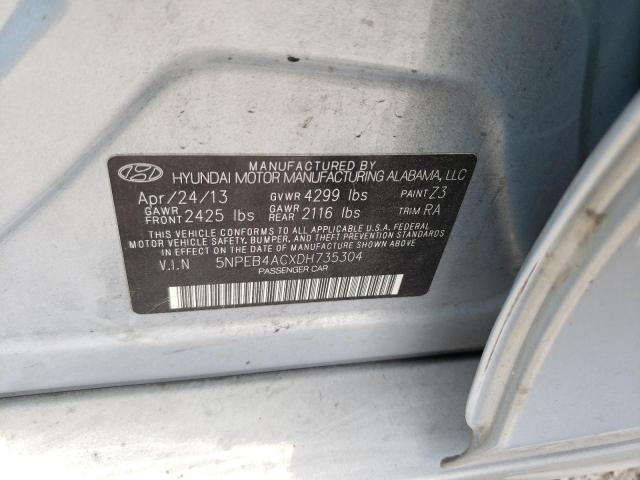 Photo 9 VIN: 5NPEB4ACXDH735304 - HYUNDAI SONATA GLS 