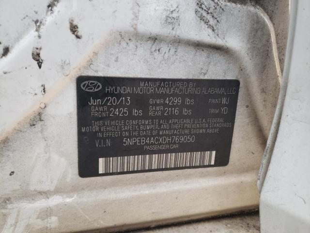 Photo 11 VIN: 5NPEB4ACXDH769050 - HYUNDAI SONATA 