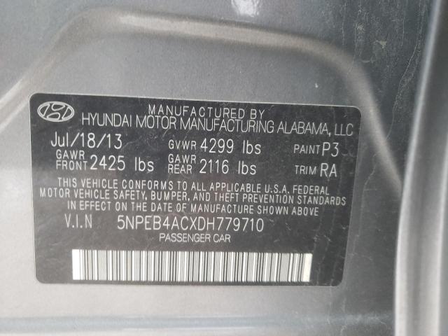 Photo 11 VIN: 5NPEB4ACXDH779710 - HYUNDAI SONATA GLS 