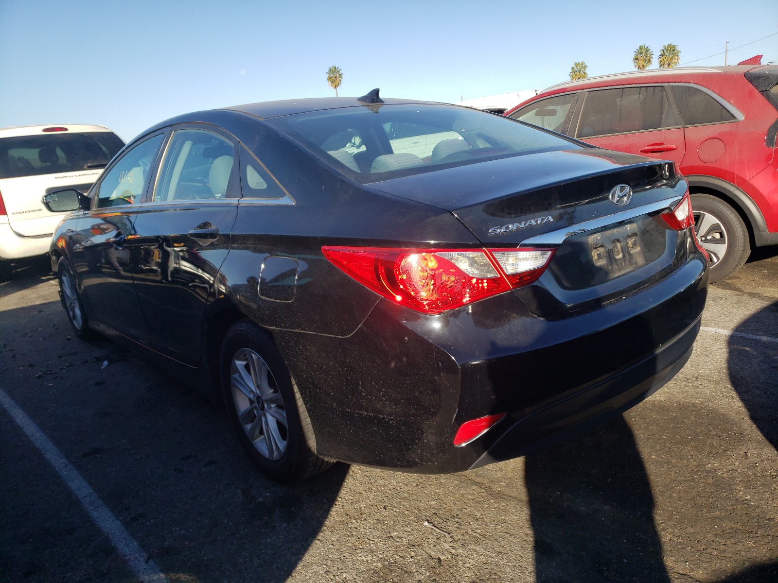 Photo 2 VIN: 5NPEB4ACXEH821651 - HYUNDAI SONATA GLS 