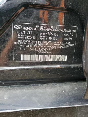 Photo 12 VIN: 5NPEB4ACXEH849191 - HYUNDAI SONATA GLS 