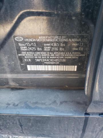 Photo 11 VIN: 5NPEB4ACXEH852186 - HYUNDAI SONATA GLS 