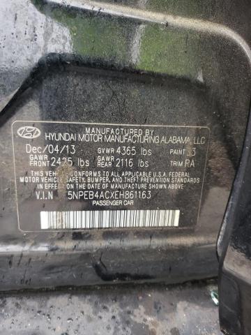 Photo 11 VIN: 5NPEB4ACXEH861163 - HYUNDAI SONATA 