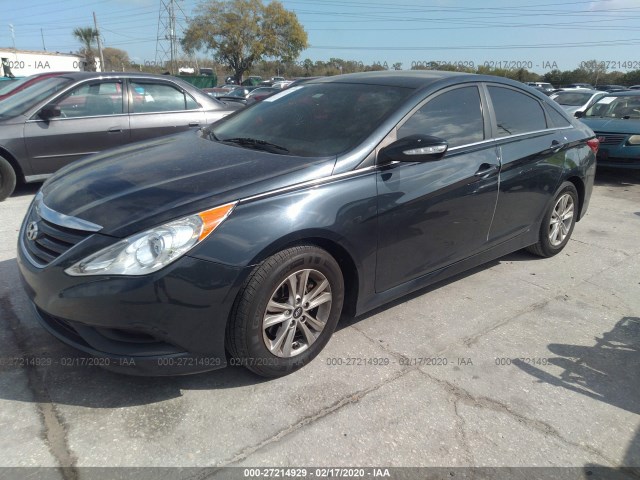 Photo 1 VIN: 5NPEB4ACXEH876102 - HYUNDAI SONATA 