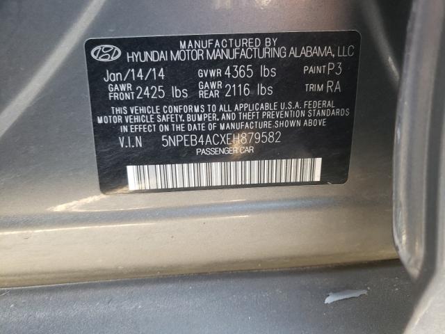 Photo 9 VIN: 5NPEB4ACXEH879582 - HYUNDAI SONATA GLS 