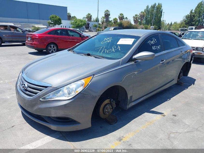 Photo 1 VIN: 5NPEB4ACXEH893787 - HYUNDAI SONATA 