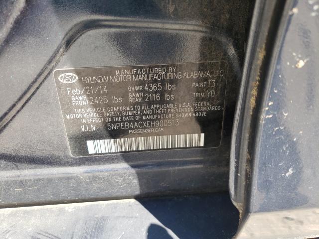 Photo 9 VIN: 5NPEB4ACXEH900513 - HYUNDAI SONATA GLS 