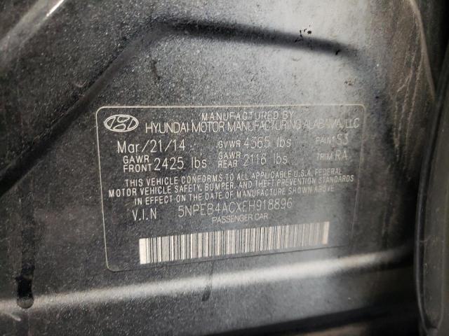 Photo 11 VIN: 5NPEB4ACXEH918896 - HYUNDAI SONATA GLS 