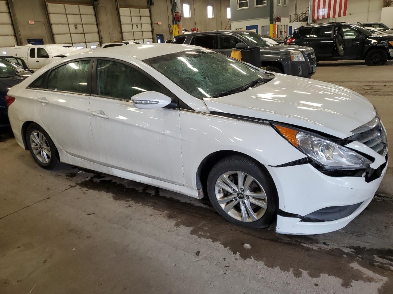 Photo 3 VIN: 5NPEB4ACXEH927999 - HYUNDAI SONATA 