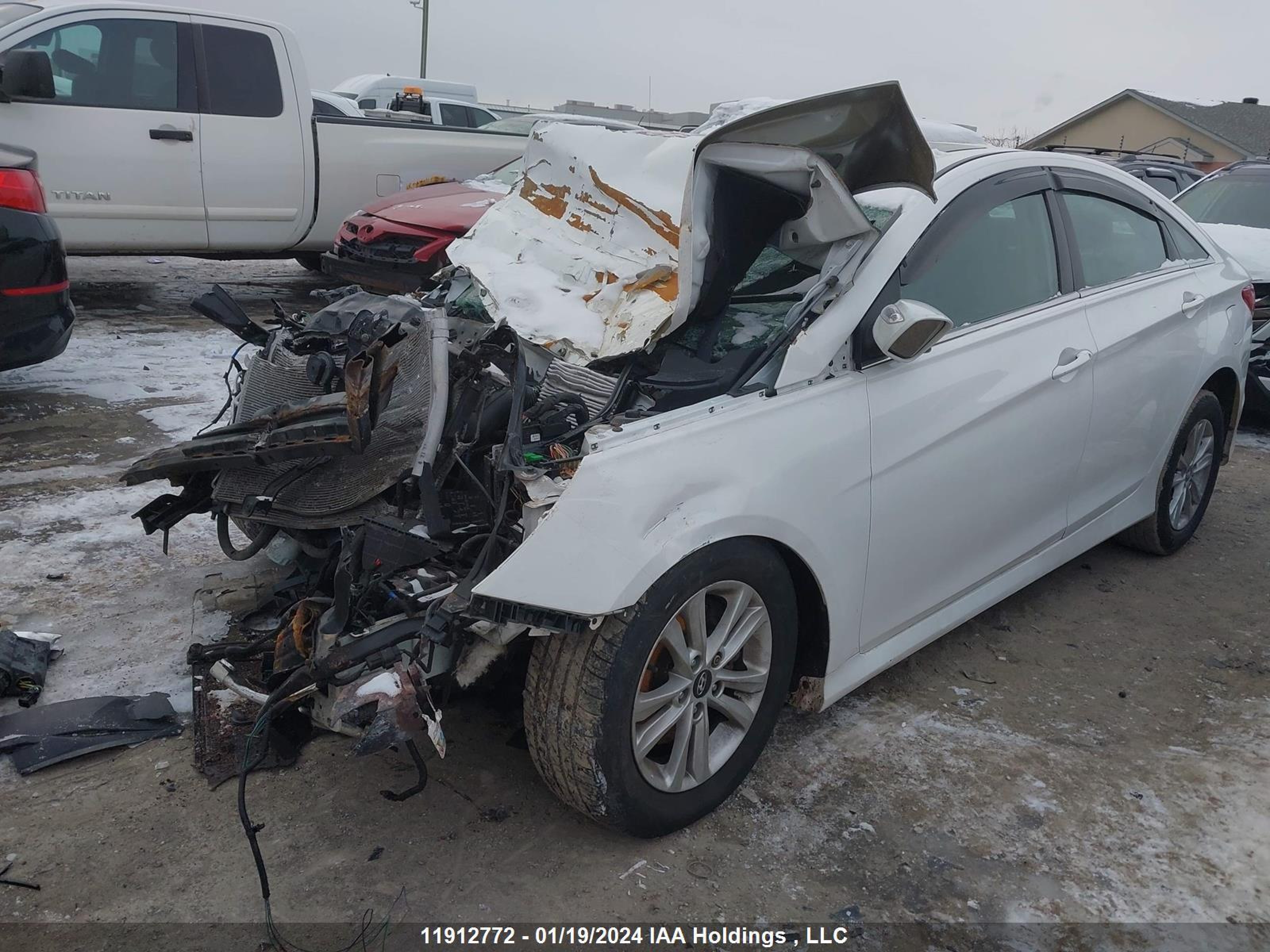 Photo 1 VIN: 5NPEB4ACXEH936962 - HYUNDAI SONATA 