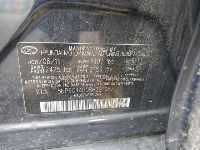 Photo 11 VIN: 5NPEC4AB0BH221687 - HYUNDAI SONATA 