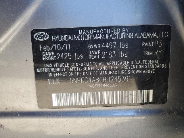 Photo 11 VIN: 5NPEC4AB0BH245391 - HYUNDAI SONATA SE 