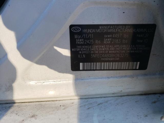 Photo 11 VIN: 5NPEC4AB0BH263275 - HYUNDAI SONATA 