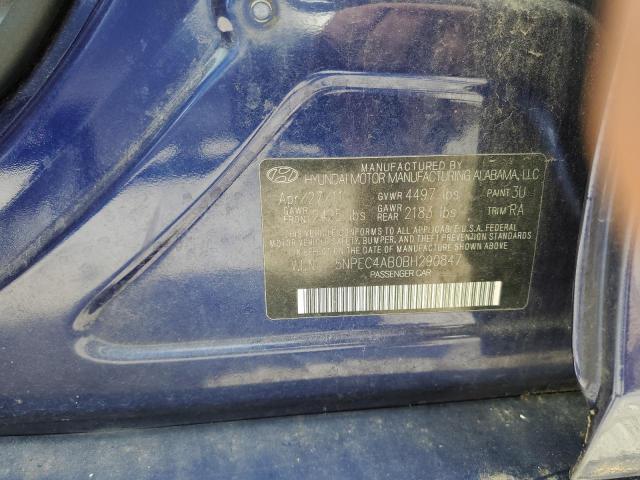 Photo 11 VIN: 5NPEC4AB0BH290847 - HYUNDAI SONATA 