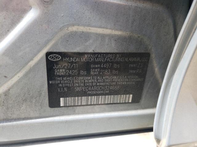 Photo 9 VIN: 5NPEC4AB0CH324688 - HYUNDAI SONATA SE 