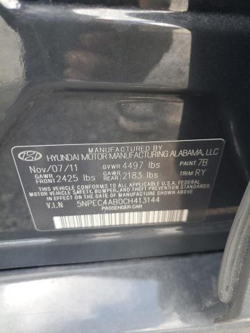 Photo 11 VIN: 5NPEC4AB0CH413144 - HYUNDAI SONATA 