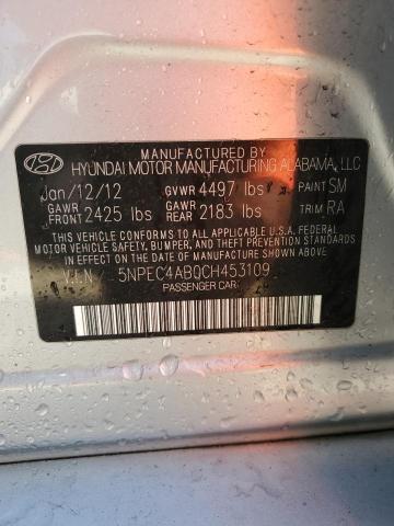 Photo 11 VIN: 5NPEC4AB0CH453109 - HYUNDAI SONATA SE 