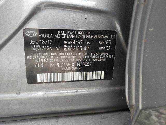 Photo 11 VIN: 5NPEC4AB0CH456057 - HYUNDAI SONATA 