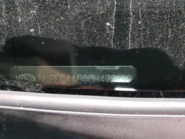 Photo 9 VIN: 5NPEC4AB0CH472159 - HYUNDAI SONATA SE 