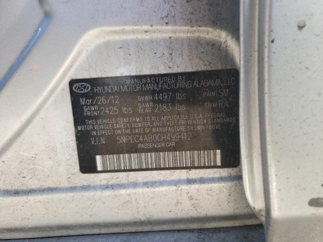 Photo 11 VIN: 5NPEC4AB0CH499412 - HYUNDAI SONATA 