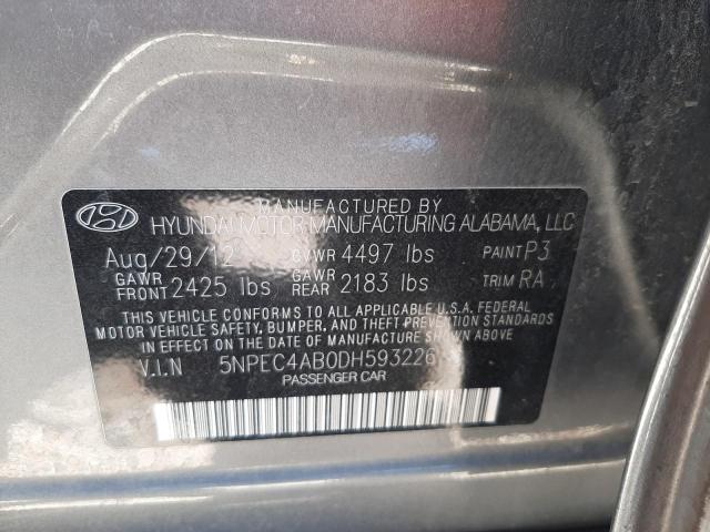 Photo 9 VIN: 5NPEC4AB0DH593226 - HYUNDAI SONATA SE 