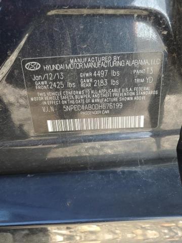 Photo 11 VIN: 5NPEC4AB0DH676199 - HYUNDAI SONATA SE 