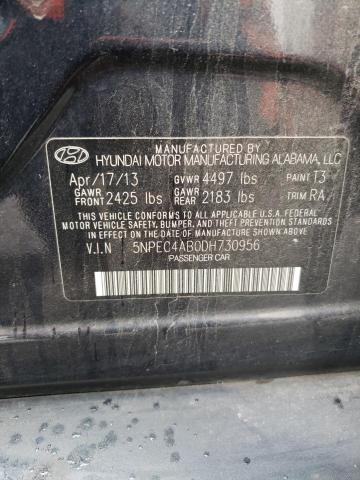 Photo 12 VIN: 5NPEC4AB0DH730956 - HYUNDAI SONATA SE 